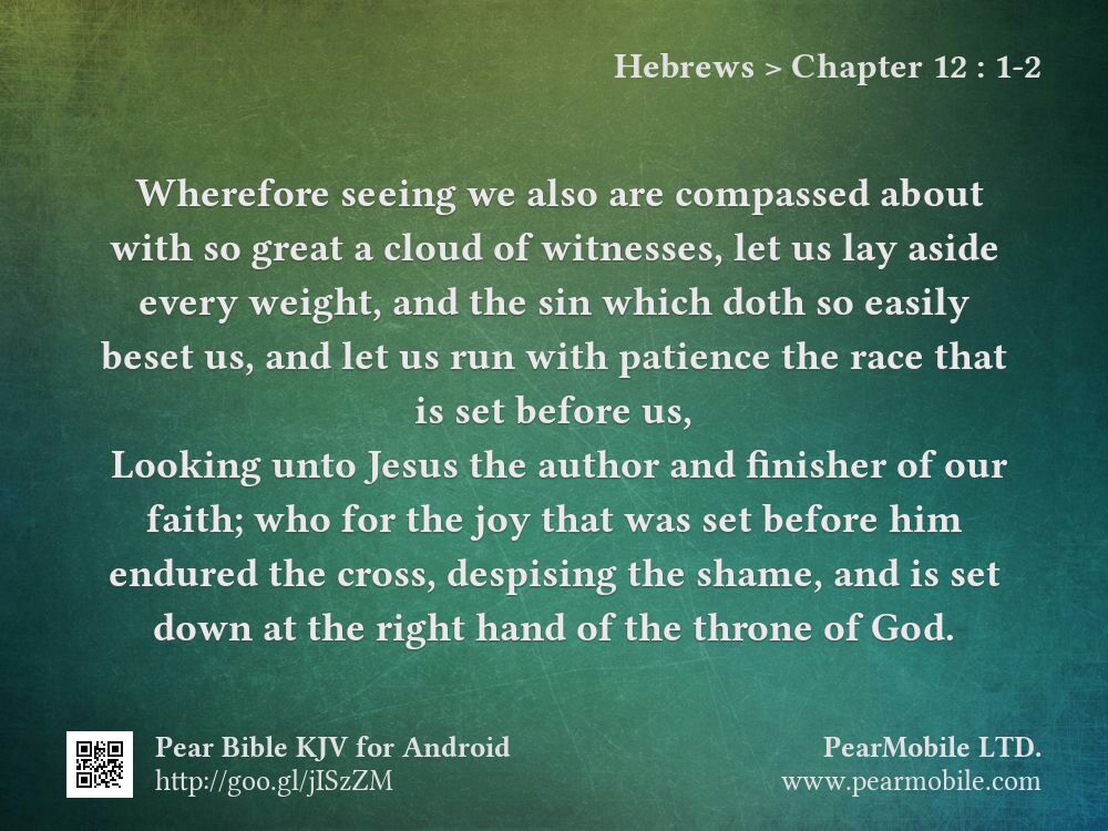 Hebrews, Chapter 12:1-2